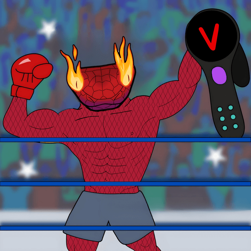Viper winning the fight