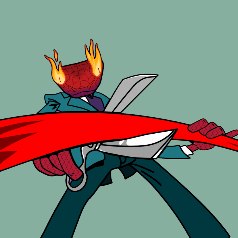 Viper cutting ribbon