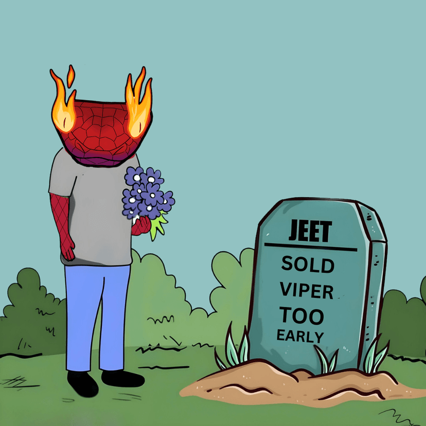 Viper mouring the loss of jeeters